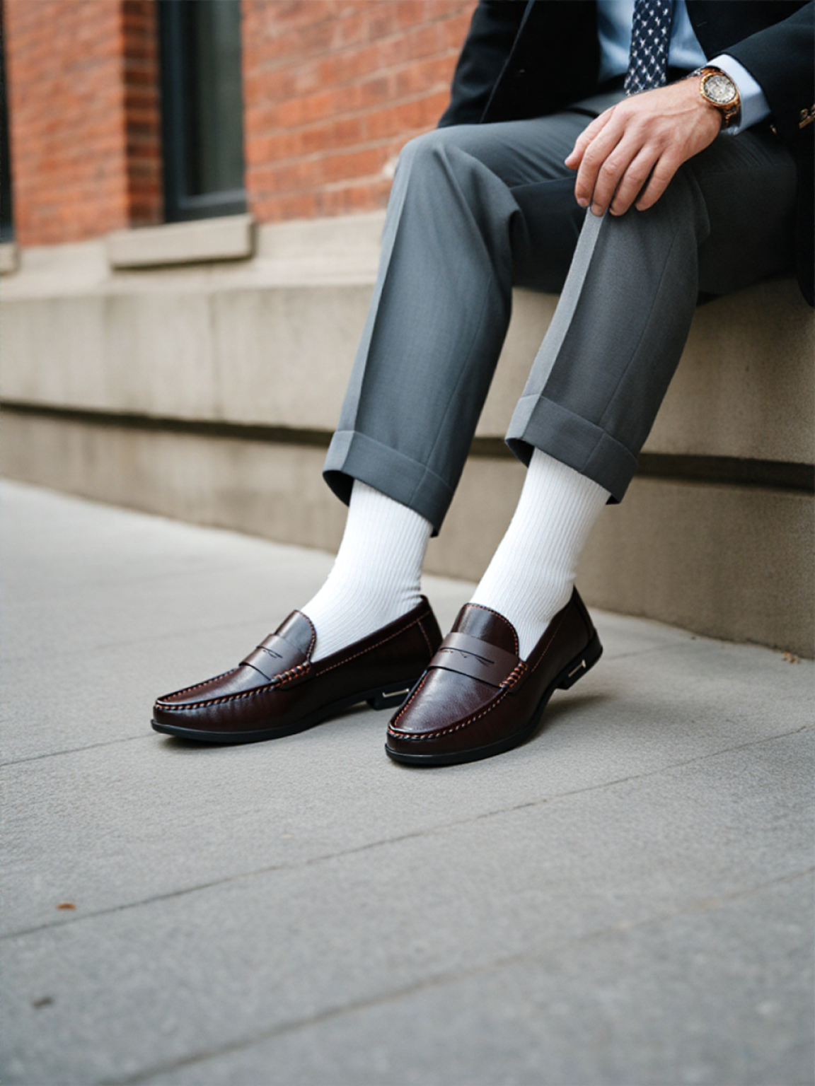 Herren Schuhe James aus echtem Leder mit hochwertiger Verarbeitung