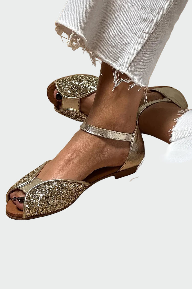 Flavia | Glitzer Sandalen