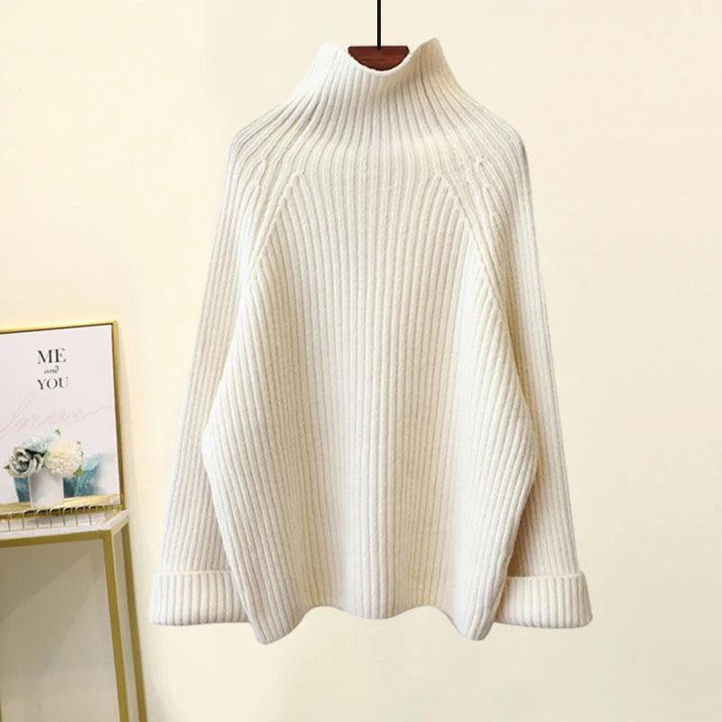 Mira® - Elegantes Strickset mit Rollkragenpullover