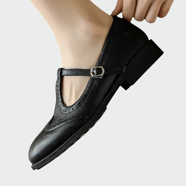 Olivia – Elegante Leder-Mary-Jane-Schuhe