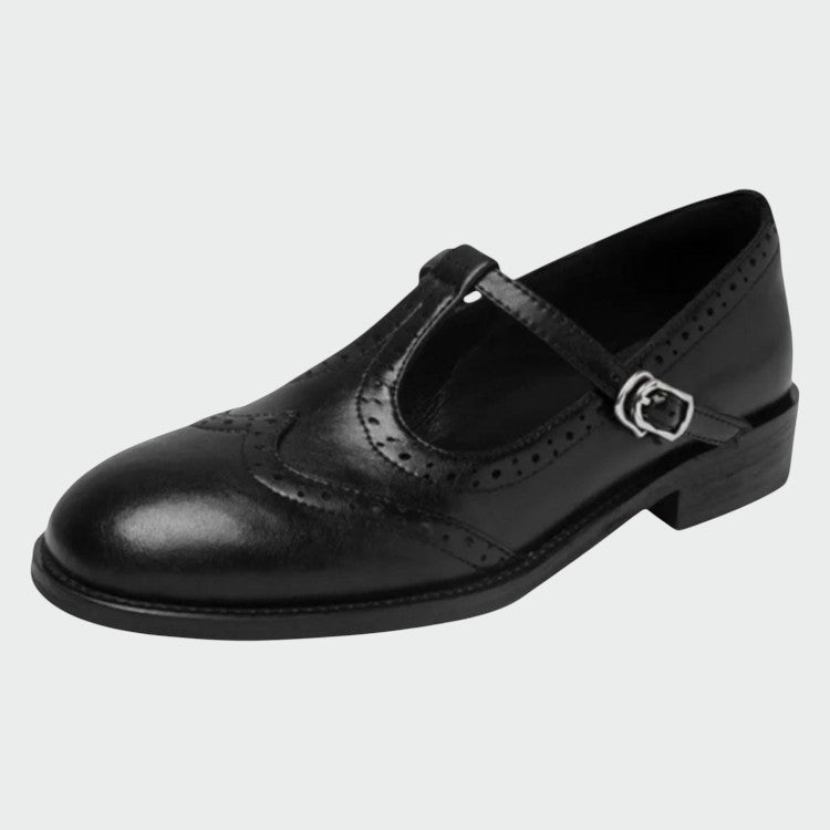Olivia – Elegante Leder-Mary-Jane-Schuhe
