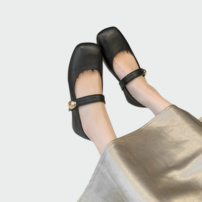 Olivia - Minimalistische Mary Jane Schuhe