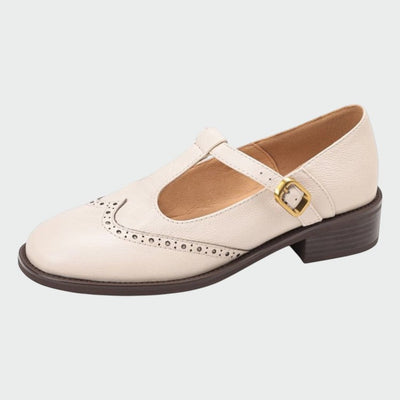 Olivia – Elegante Leder-Mary-Jane-Schuhe
