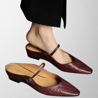 Olivia - Echtes Leder Mules