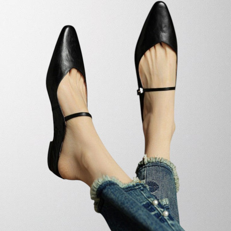 Olivia - Echtes Leder Mules