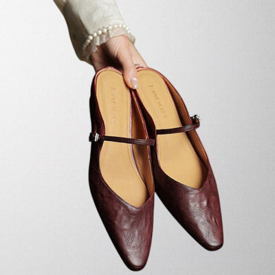 Olivia - Echtes Leder Mules