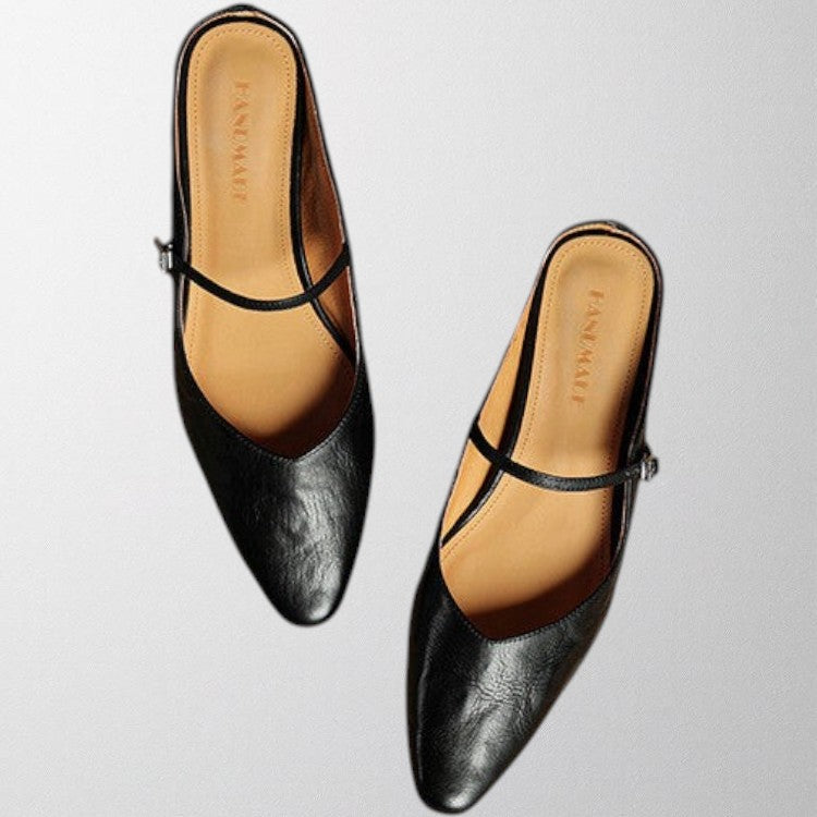 Olivia - Echtes Leder Mules