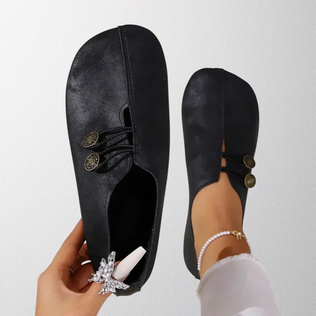 Olivia - Orthopädische Slipper aus weichem Wildleder für Frauen