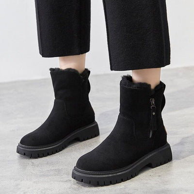Monique - Stylische und warme Stiefel mit Reißverschluss