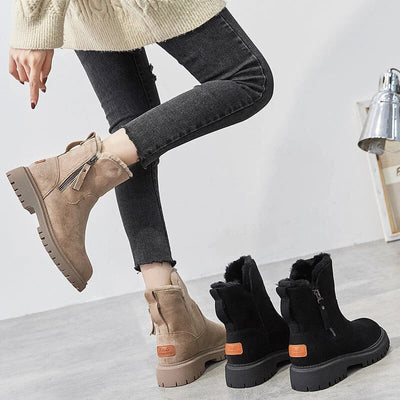 Monique - Stylische und warme Stiefel mit Reißverschluss