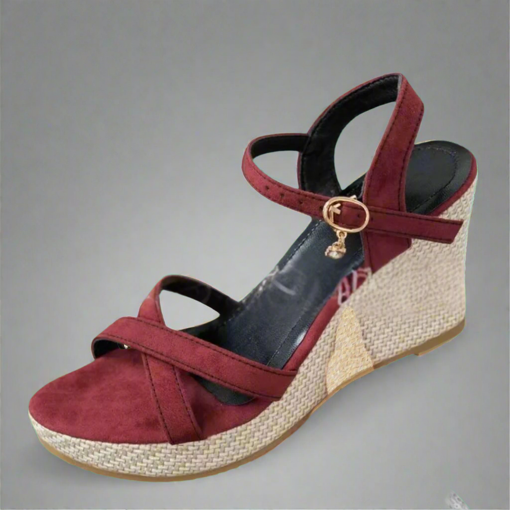 Xeltrud | Bequeme Keil-Plattform-Sandalen