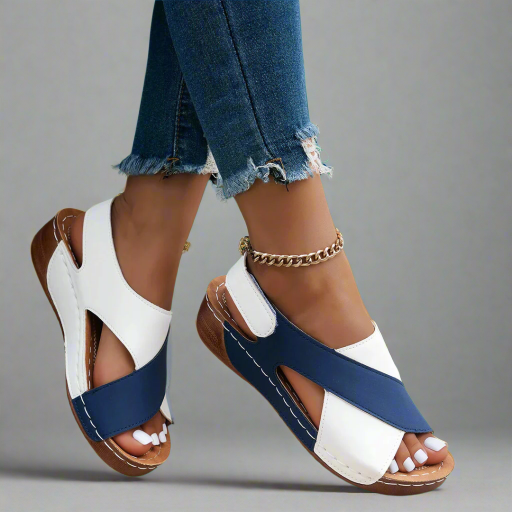 Gabriele | Handgefertigte Keilsandalen aus Premium-Material