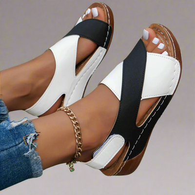 Gabriele | Handgefertigte Keilsandalen aus Premium-Material