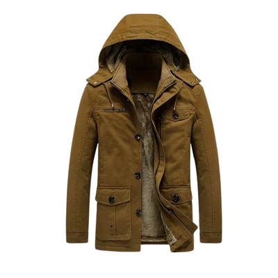 Elegante wattierte Premium-Winterjacke