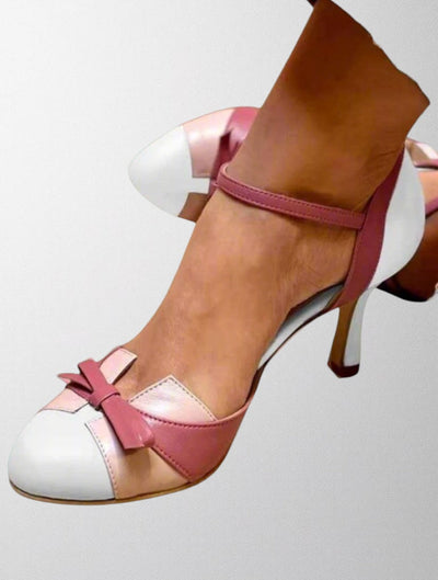Olivia - Orthopädische Absatzsandalen mit Schleifendetail