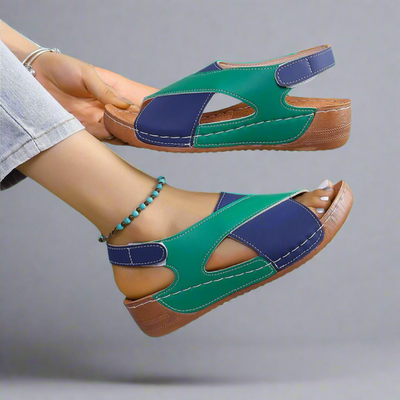 Solveig | Ultra-flache, Bequeme Orthopädische Sandalen