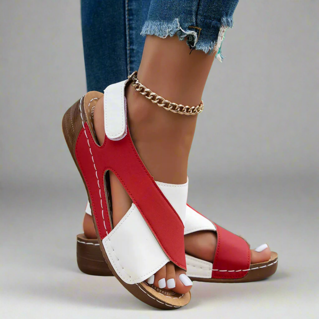 Gabriele | Handgefertigte Keilsandalen aus Premium-Material