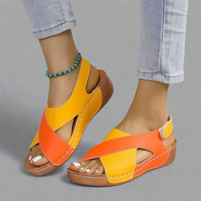 Solveig | Ultra-flache, Bequeme Orthopädische Sandalen