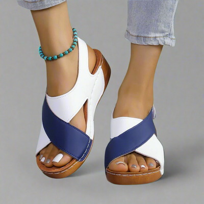 Solveig | Ultra-flache, Bequeme Orthopädische Sandalen