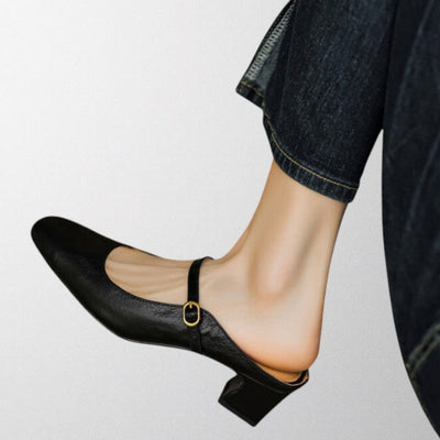 Olivia – Echte Leder-Mules