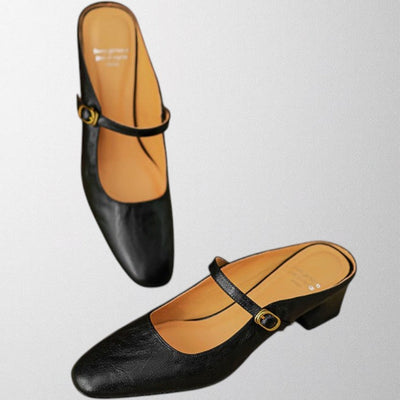 Olivia – Echte Leder-Mules