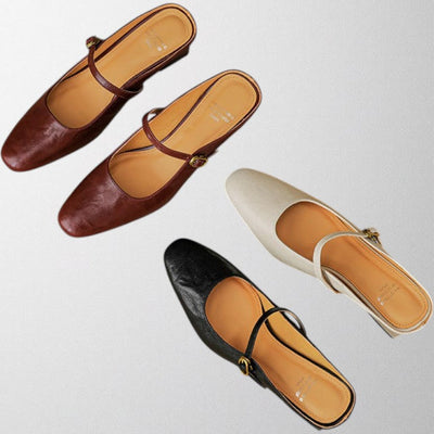 Olivia – Echte Leder-Mules