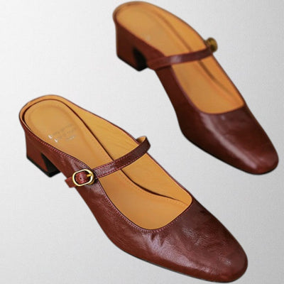 Olivia – Echte Leder-Mules