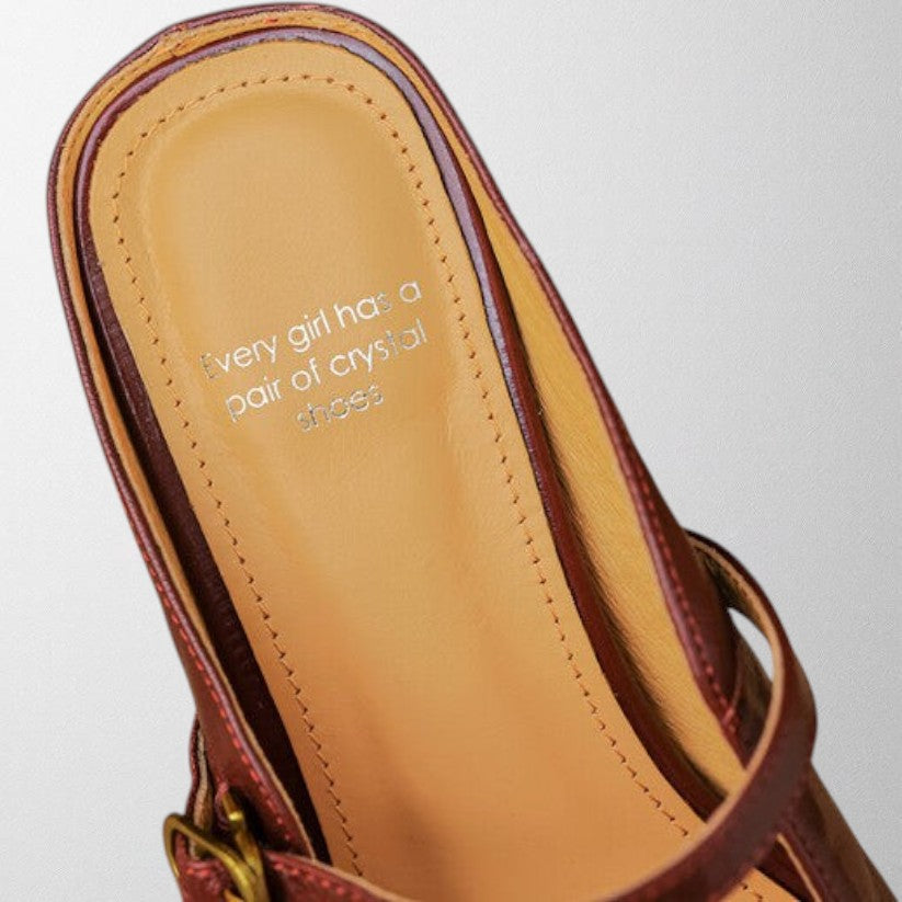 Olivia – Echte Leder-Mules