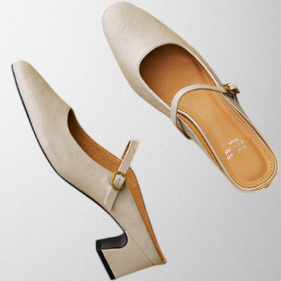 Olivia – Echte Leder-Mules