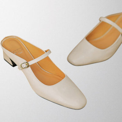 Olivia – Echte Leder-Mules