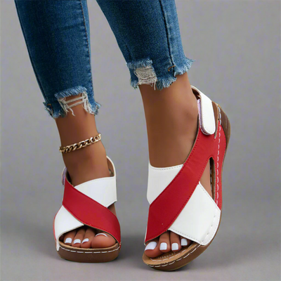Solveig | Ultra-flache, Bequeme Orthopädische Sandalen