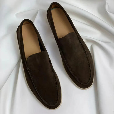 Elegante Wildleder-Mokassins