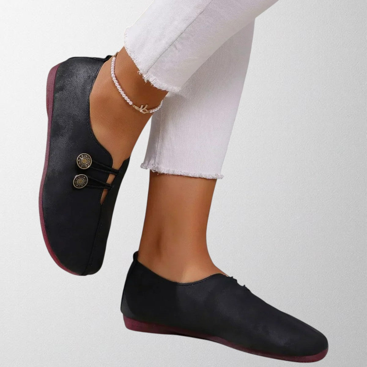 Olivia - Orthopädische Slipper aus weichem Wildleder für Frauen