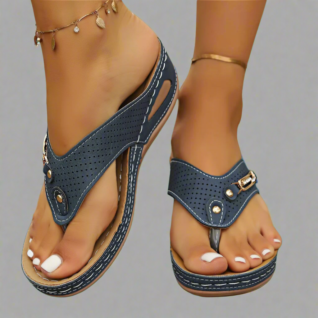 Mira | Retro Sandalen für Frauen mit Fußgewölbeunterstützung – Bequem und Stilvoll