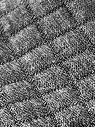 Gerippter Polo-Pullover