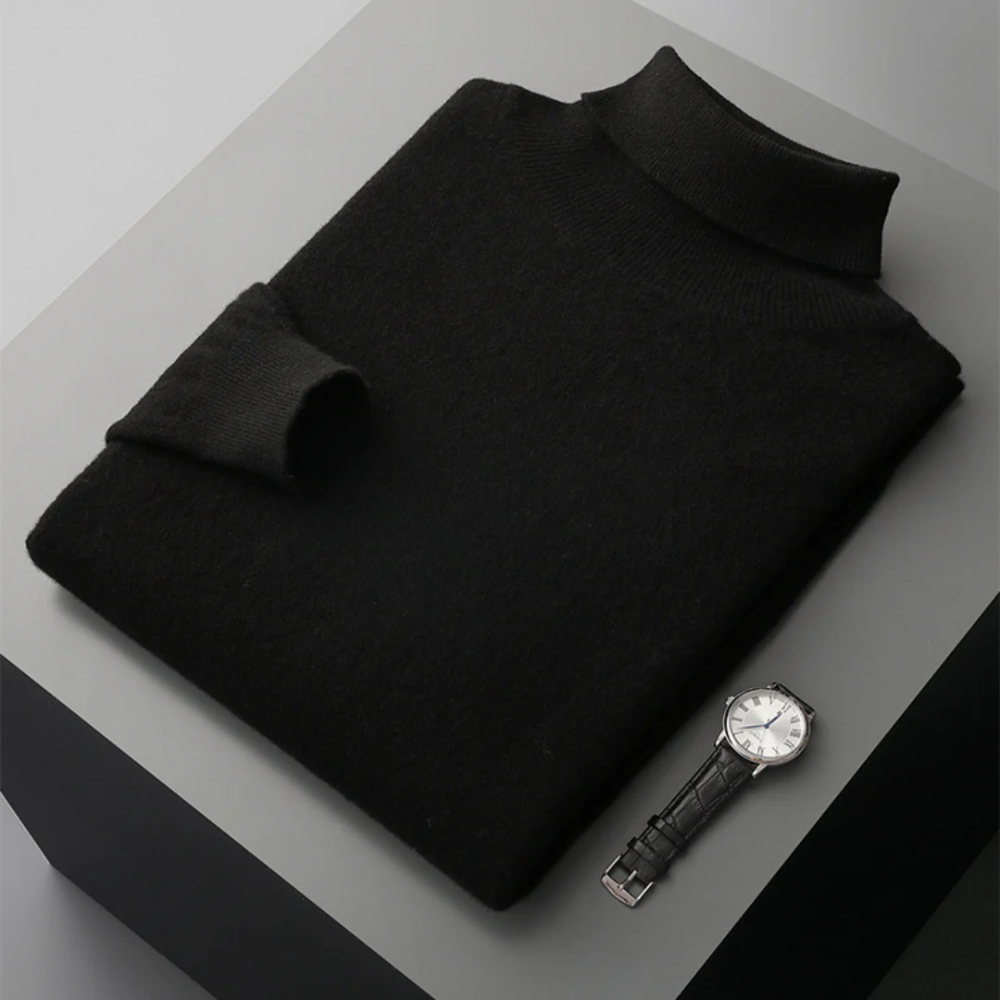 Cagliari Rollkragenpullover aus Merinowolle
