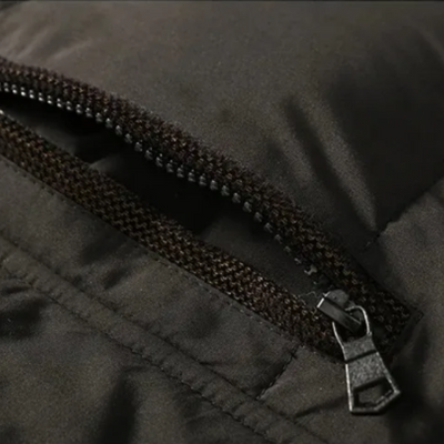 Elegante wattierte Fleece-Winterjacke