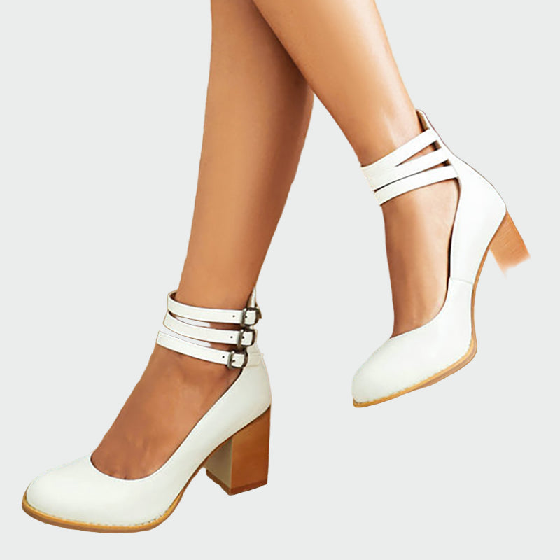 Kaa™ | Elegante Sandalen mit Blockabsatz