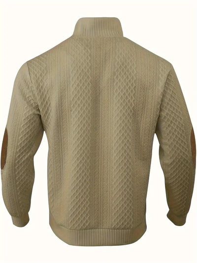 Eleganter Knopf-Pullover