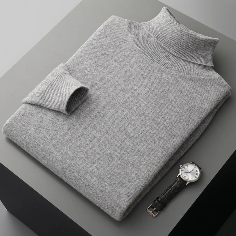 Cagliari Rollkragenpullover aus Merinowolle