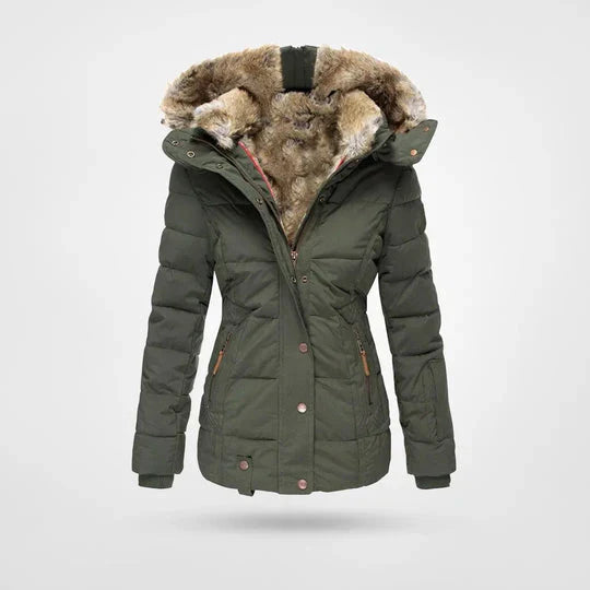 Frieda™ | Gemütliche Winterjacke mit schmeichelhaftem Schnitt