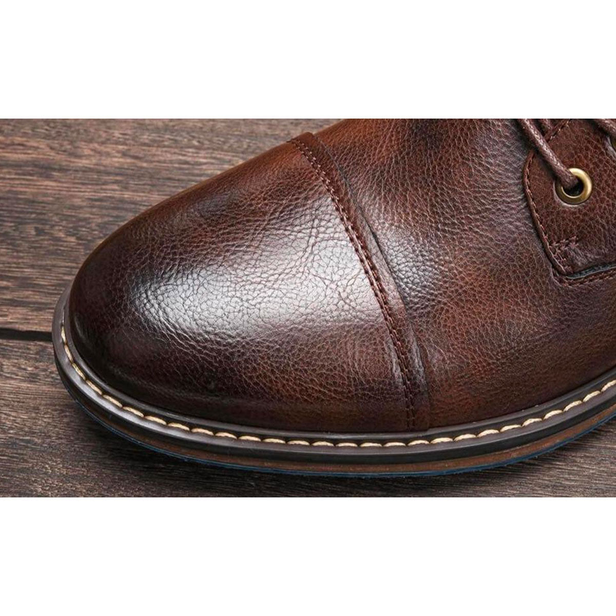 Ethan | Oxford-Stiefel aus echtem Leder