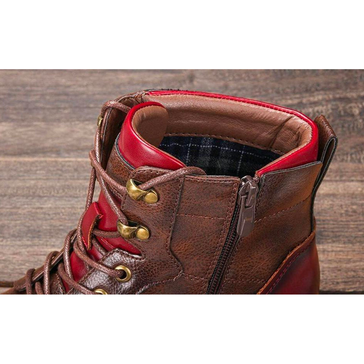Ethan | Oxford-Stiefel aus echtem Leder