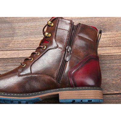 Ethan | Oxford-Stiefel aus echtem Leder
