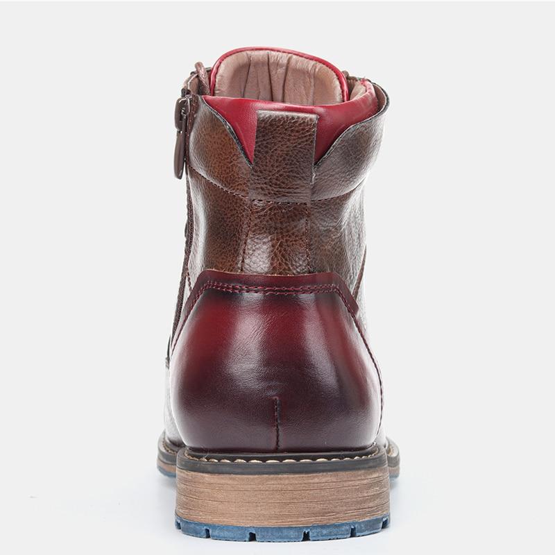Ethan | Oxford-Stiefel aus echtem Leder