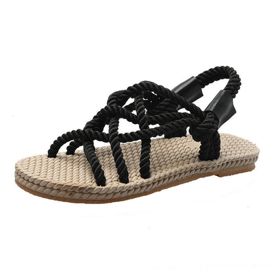 Isabella™ Geflochtene Seil Sandalen