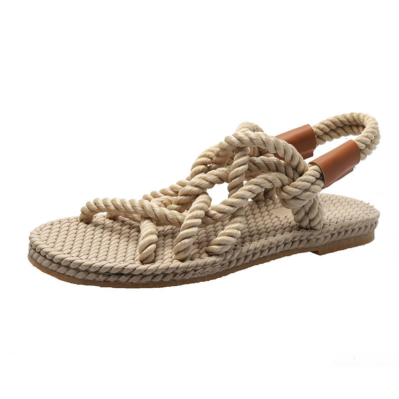 Isabella™ Geflochtene Seil Sandalen