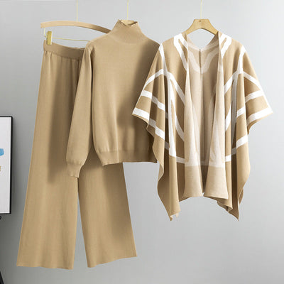 Mila® | Elegantes Damen-Set in drei Teilen für Herbst und Winter