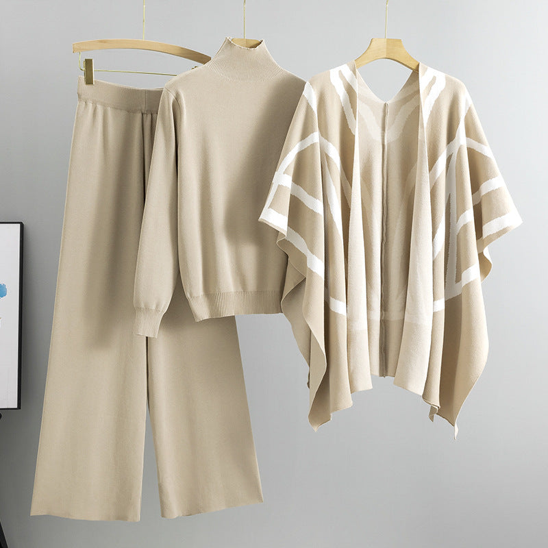 Mila® | Elegantes Damen-Set in drei Teilen für Herbst und Winter