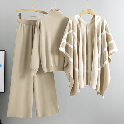 Mila® | Elegantes Damen-Set in drei Teilen für Herbst und Winter